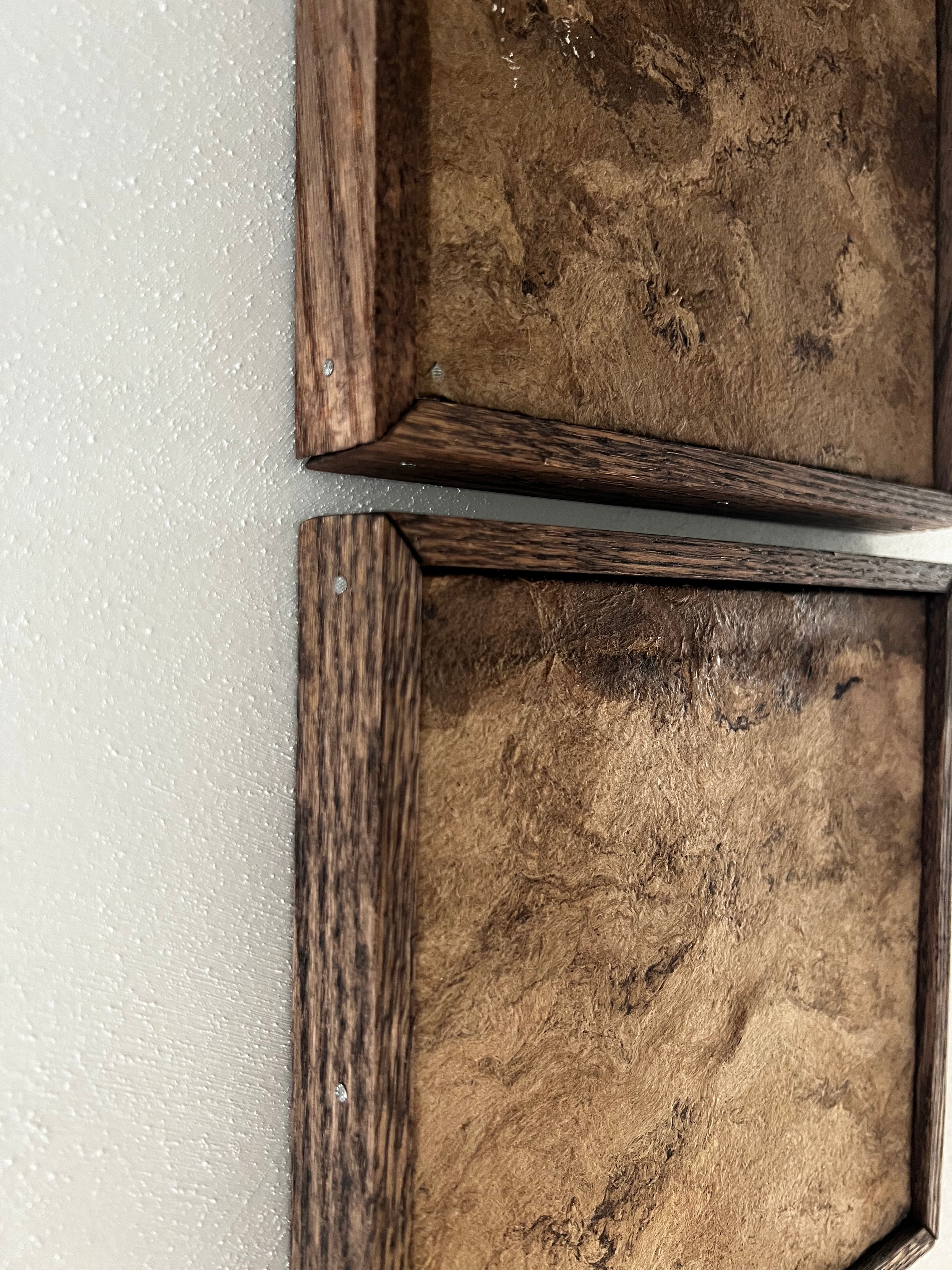 Triptyque en papier d'écorce