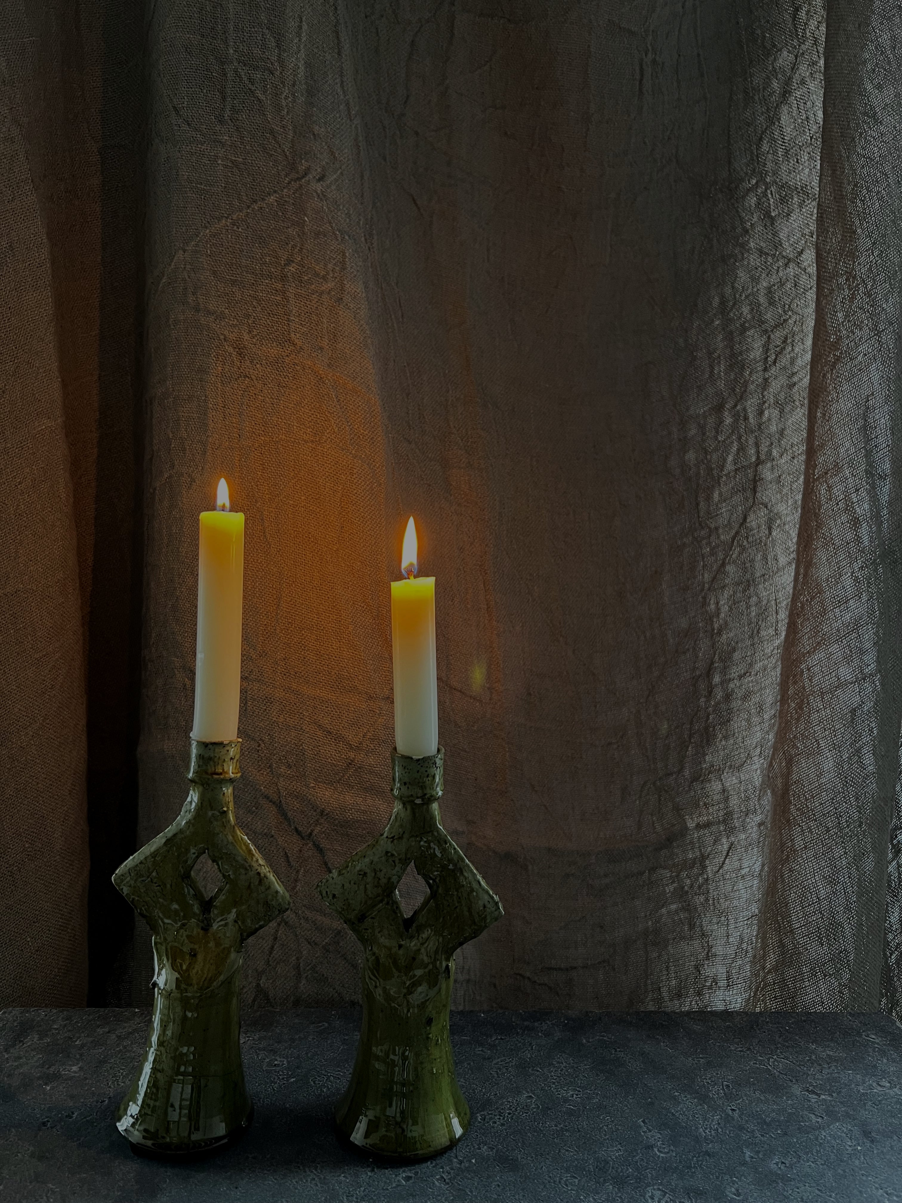 Duo of Candle Holders