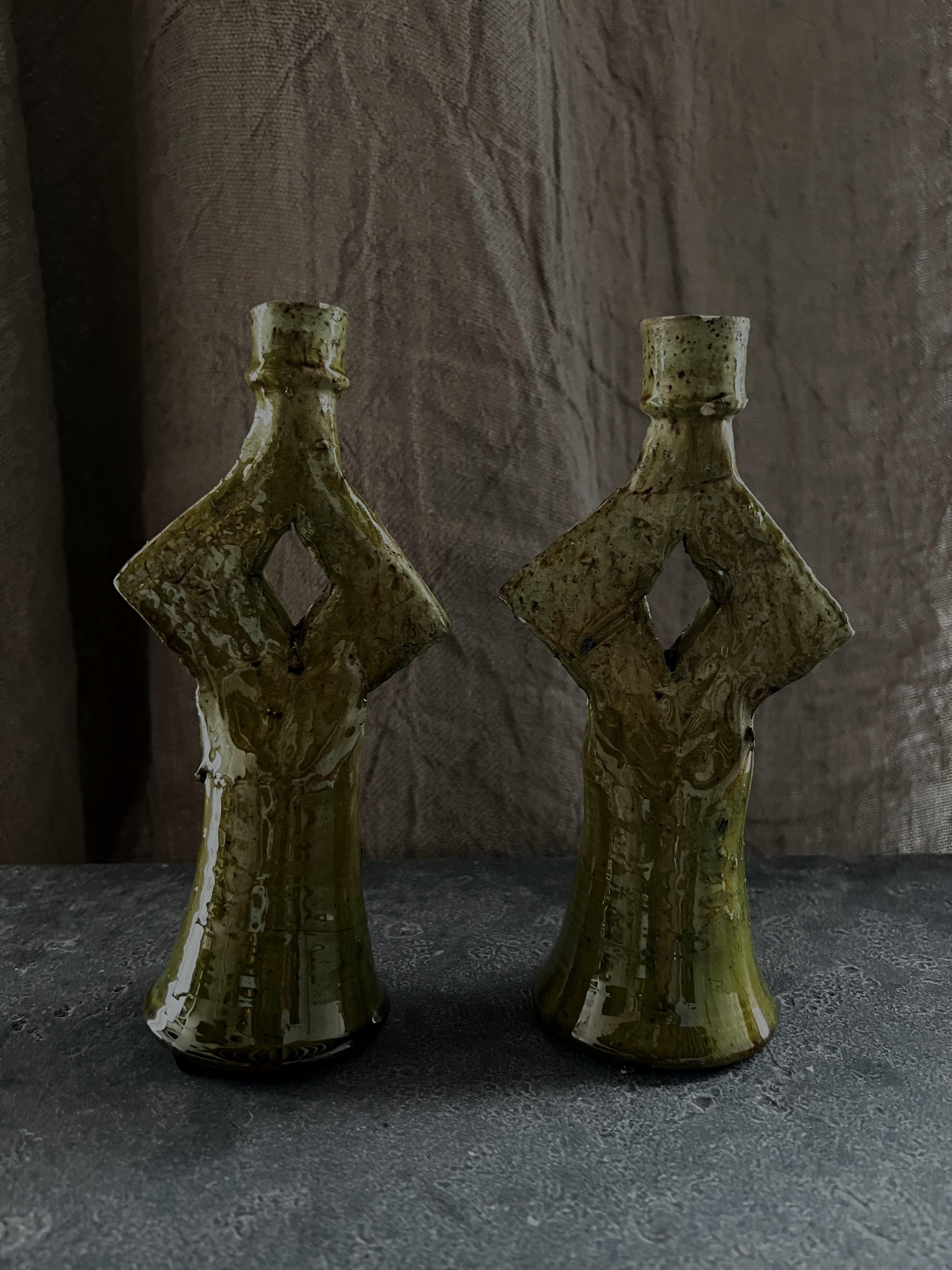 Duo of Candle Holders
